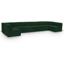  Manufacturer Color_Green -- Ollie 188" Green Boucle Fabric Upholstered 8 pc Modular Sectional IMAGE 1
