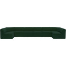  Manufacturer Color_Green -- Ollie 188" Green Boucle Fabric Upholstered 8 pc Modular Sectional IMAGE 4