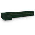  Manufacturer Color_Green -- Ollie 218" Green Boucle Fabric Upholstered 8 pc Modular Sectional IMAGE 1