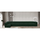  Manufacturer Color_Green -- Ollie 218" Green Boucle Fabric Upholstered 8 pc Modular Sectional IMAGE 2