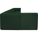  Manufacturer Color_Green -- Ollie 218" Green Boucle Fabric Upholstered 8 pc Modular Sectional IMAGE 6