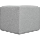  Manufacturer Color_Grey -- Ollie Grey Boucle Fabric Upholstered Modular Corner Chair IMAGE 3