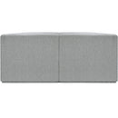 Meridian Ollie Grey Boucle Fabric Modular Sofa IMAGE 3