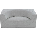  Manufacturer Color_Grey -- Ollie 68" Grey Boucle Fabric Upholstered 2 pc Modular Loveseat IMAGE 6