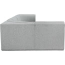  Manufacturer Color_Grey -- Ollie 128" Grey Boucle Fabric Upholstered 5 pc Modular Sectional IMAGE 7