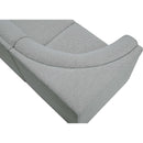  Manufacturer Color_Grey -- Ollie 98" Grey Boucle Fabric Upholstered 5 pc Modular Sectional IMAGE 9
