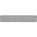  Manufacturer Color_Grey -- Ollie 158" Grey Boucle Fabric Upholstered 7 pc Modular Sectional IMAGE 3