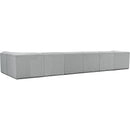  Manufacturer Color_Grey -- Ollie 188" Grey Boucle Fabric Upholstered 7 pc Modular Sectional IMAGE 4