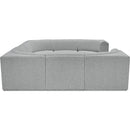  Manufacturer Color_Grey -- Ollie 128" Grey Boucle Fabric Upholstered 8 pc Modular Sectional IMAGE 7