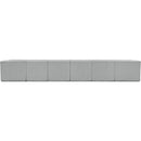 Meridian Ollie Grey Boucle Fabric Modular Sectional IMAGE 3