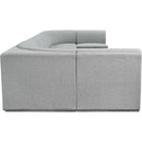  Manufacturer Color_Grey -- Ollie 188" Grey Boucle Fabric Upholstered 8 pc Modular Sectional IMAGE 6