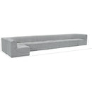  Manufacturer Color_Grey -- Ollie 218" Grey Boucle Fabric Upholstered 8 pc Modular Sectional IMAGE 14