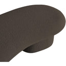  Color_Brown -- Luka Brown Boucle Fabric Upholstered Bench IMAGE 11