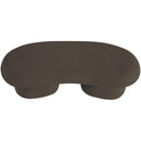  Color_Brown -- Luka Brown Boucle Fabric Upholstered Bench IMAGE 5