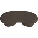Meridian Luka Brown Boucle Fabric Bench IMAGE 5
