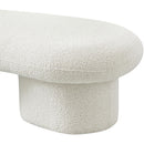  Color_Cream -- Luka Cream Boucle Fabric Upholstered Bench IMAGE 10