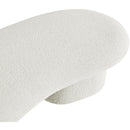  Color_Cream -- Luka Cream Boucle Fabric Upholstered Bench IMAGE 11