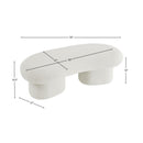  Color_Cream -- Luka Cream Boucle Fabric Upholstered Bench IMAGE 13