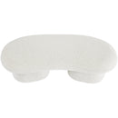 Meridian Luka Cream Boucle Fabric Bench IMAGE 5