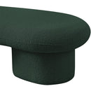  Color_Green -- Luka Green Boucle Fabric Upholstered Bench IMAGE 10