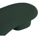 Color_Green -- Luka Green Boucle Fabric Upholstered Bench IMAGE 11