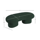  Color_Green -- Luka Green Boucle Fabric Upholstered Bench IMAGE 13