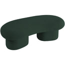  Color_Green -- Luka Green Boucle Fabric Upholstered Bench IMAGE 8