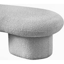  Color_Grey -- Luka Grey Boucle Fabric Upholstered Bench IMAGE 10