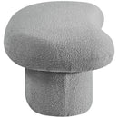  Color_Grey -- Luka Grey Boucle Fabric Upholstered Bench IMAGE 6