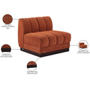  Manufacturer Color_Cognac -- Meridian Quinn Stationary Fabric Chair IMAGE 11