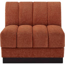  Manufacturer Color_Cognac -- Meridian Quinn Stationary Fabric Chair IMAGE 4