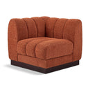  Manufacturer Color_Cognac -- Meridian Quinn Stationary Fabric Chair IMAGE 1