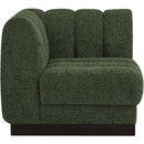  Manufacturer Color_Green -- Quinn Green Chenille Fabric Upholstered Modular Corner Chair IMAGE 5