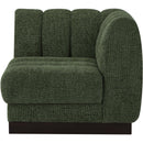  Manufacturer Color_Green -- Quinn Green Chenille Fabric Upholstered Modular Corner Chair IMAGE 7