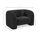  Manufacturer Color_Black -- Meridian Emory Stationary Fabric Chair IMAGE 17