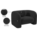  Manufacturer Color_Black -- Meridian Emory Stationary Fabric Chair IMAGE 18