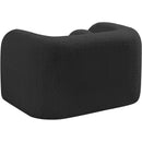 Meridian Emory Black Boucle Fabric Chair IMAGE 7