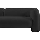  Manufacturer Color_Black -- Meridian Emory Stationary Fabric Loveseat IMAGE 10