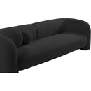  Manufacturer Color_Black -- Meridian Emory Stationary Fabric Loveseat IMAGE 12