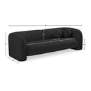  Manufacturer Color_Black -- Meridian Emory Stationary Fabric Sofa IMAGE 17