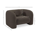  Manufacturer Color_Brown -- Emory Brown Boucle Fabric Upholstered Chair IMAGE 17