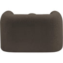  Manufacturer Color_Brown -- Emory Brown Boucle Fabric Upholstered Chair IMAGE 3