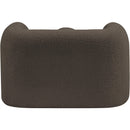 Meridian Emory Brown Boucle Fabric Chair IMAGE 3