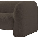  Manufacturer Color_Brown -- Emory Brown Boucle Fabric Upholstered Chair IMAGE 8