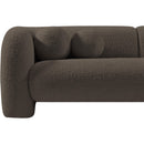  Manufacturer Color_Brown -- Emory 66" Brown Boucle Fabric Upholstered Loveseat IMAGE 13