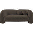  Manufacturer Color_Brown -- Emory 66" Brown Boucle Fabric Upholstered Loveseat IMAGE 4