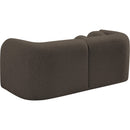  Manufacturer Color_Brown -- Emory 66" Brown Boucle Fabric Upholstered Loveseat IMAGE 7