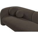  Manufacturer Color_Brown -- Emory 66" Brown Boucle Fabric Upholstered Loveseat IMAGE 9