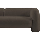 Meridian Emory Brown Boucle Fabric Sofa IMAGE 10
