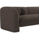 Meridian Emory Brown Boucle Fabric Sofa IMAGE 11